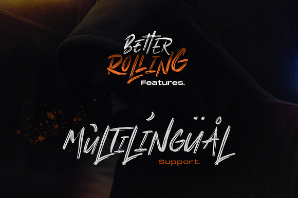 Better Rolling - Brush Font in Display Fonts - product preview 9