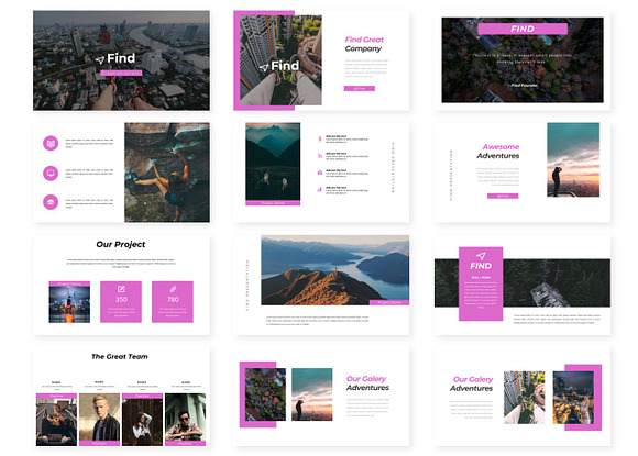 Find - Keynote Template in Keynote Templates - product preview 1