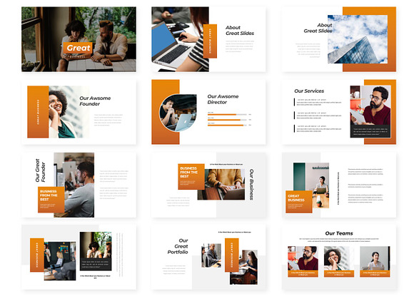 Great - Keynote Template in Keynote Templates - product preview 1
