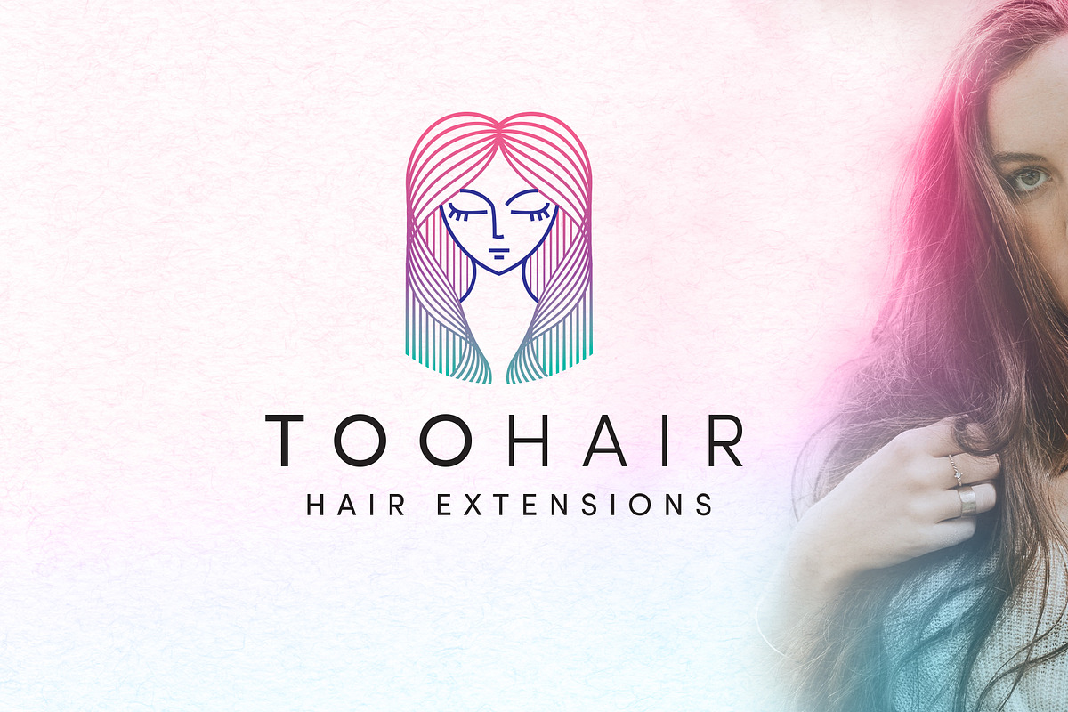 Hair Extension Logo Template in Logo Templates - product preview 8