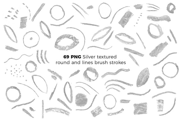 Silver foil texture&paint background in Textures - product preview 2
