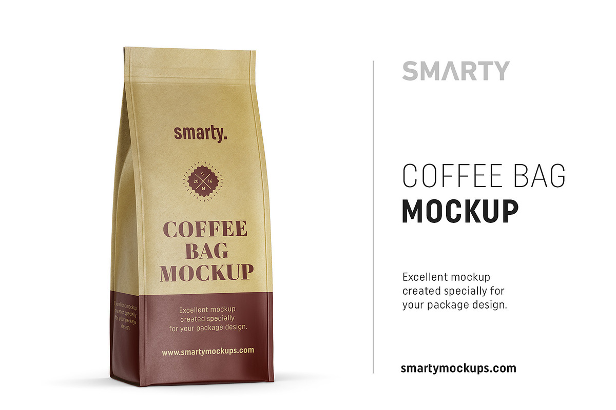 Eco coffee bag mockup in Product Mockups - product preview 8