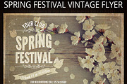 Spring Festival Vintage Flyer