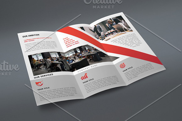 Business Trifold Brochure V967 in Brochure Templates - product preview 1