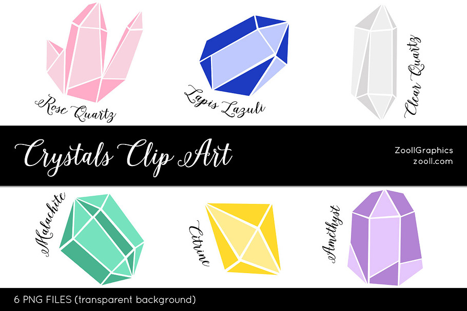Crystals Clip Art
