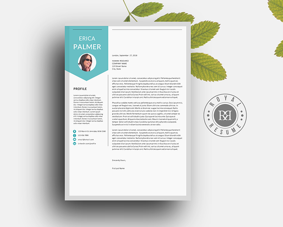 Creative resume pack template Word in Resume Templates - product preview 1