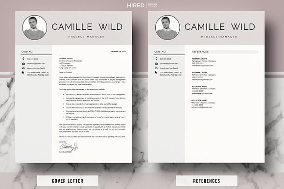 Professional CV for Project Manager in Resume Templates - product preview 3