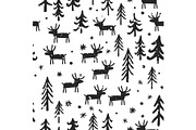 Vector Christmas seamless pattern