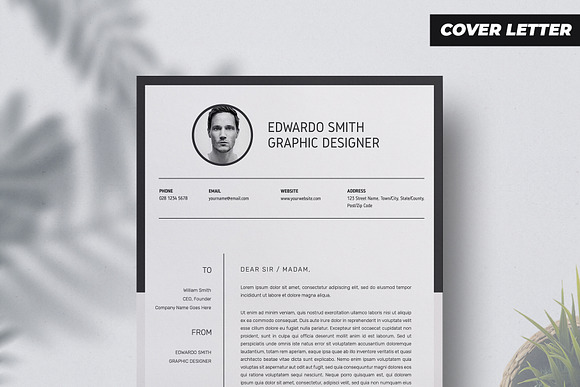 Word Resume/CV in Resume Templates - product preview 1