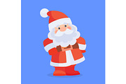 Funny Santa Claus Character Cartoon