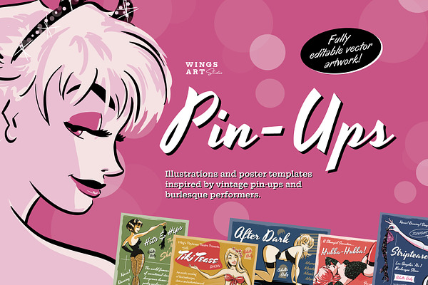 Pin-Up Illustrations and Posters
