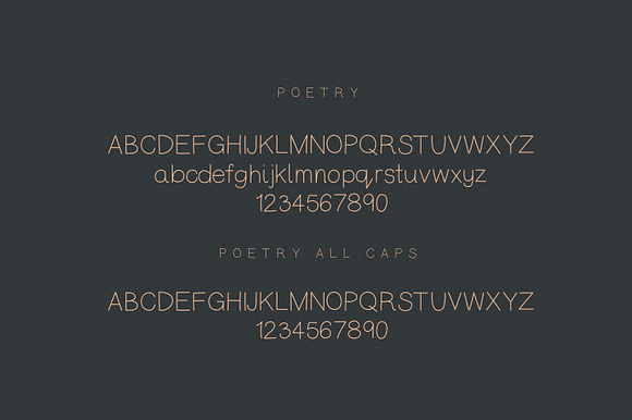 Poetry | Modern Minimal Sans Duo in Sans-Serif Fonts - product preview 7