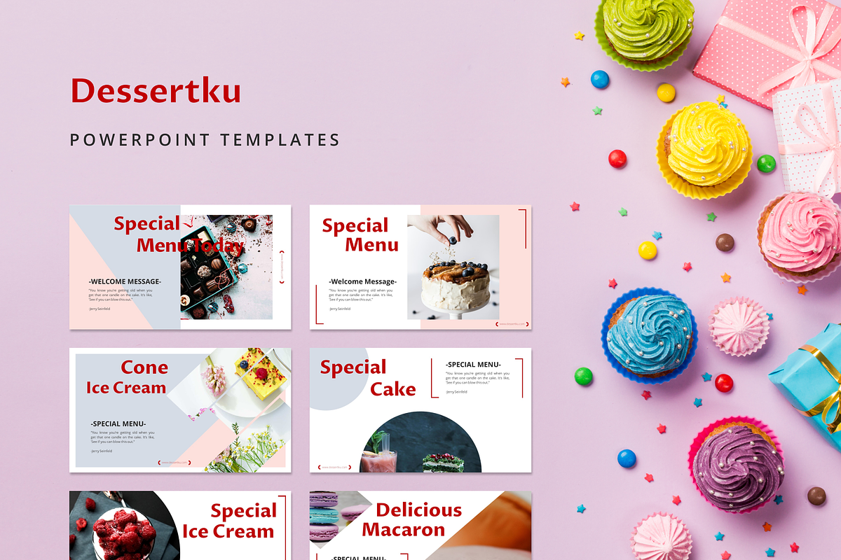 Dessertku PowerPoint Template in PowerPoint Templates - product preview 8