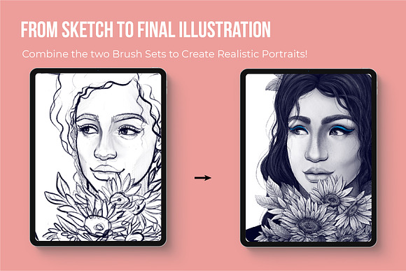 Perfect Portrait Procreate Brushes in Add-Ons - product preview 9