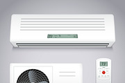 Air conditioner realistic set