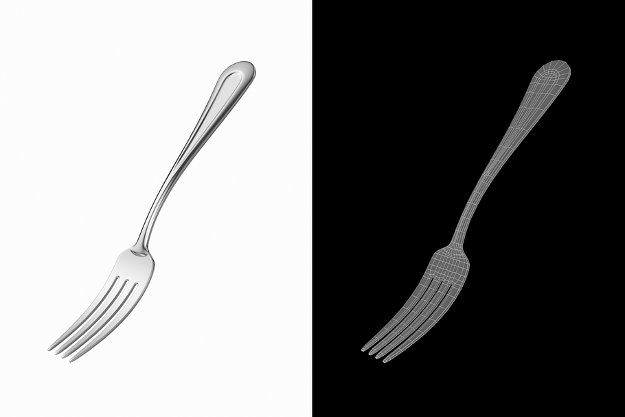 Table Dinner Fork Classic Cutlery in Appliances - product preview 1