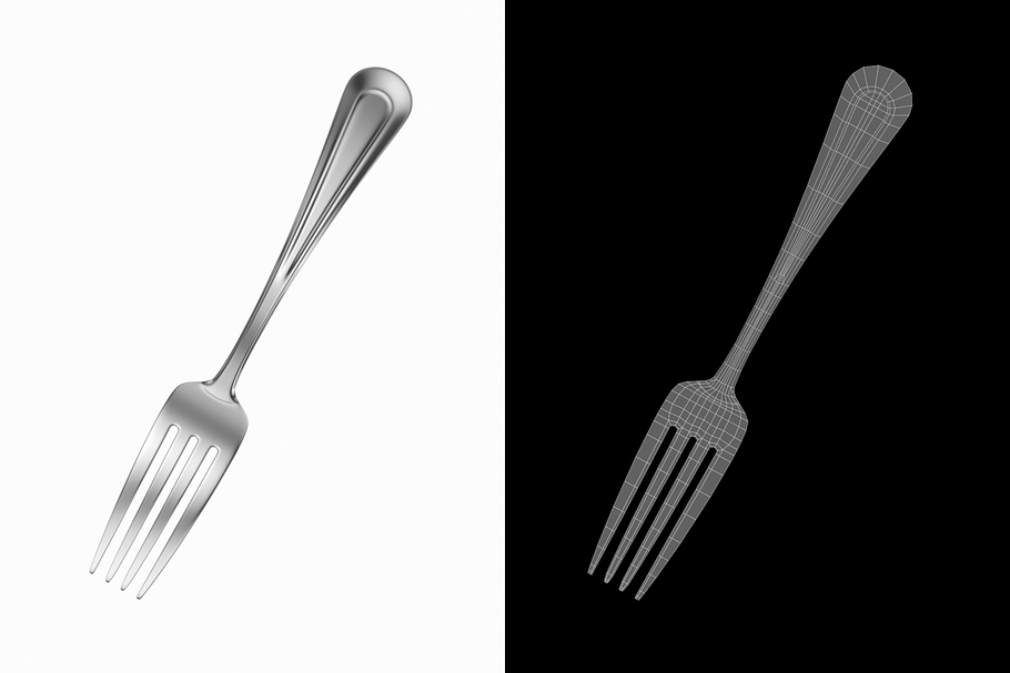 Table Dinner Fork Classic Cutlery in Appliances - product preview 4
