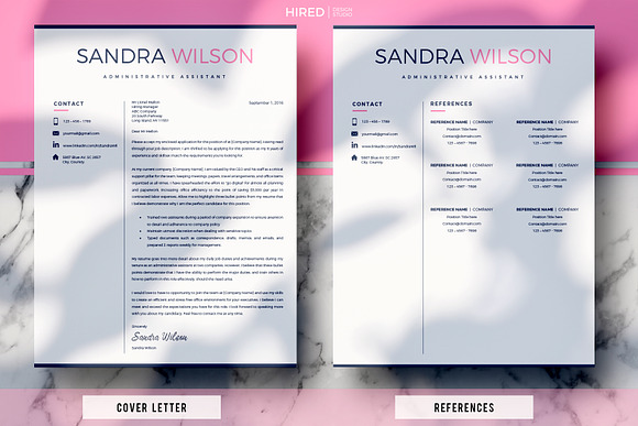 Administrative Assistant Resume CV in Resume Templates - product preview 3