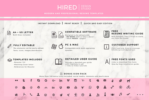 Administrative Assistant Resume CV in Resume Templates - product preview 7