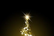 Gold luxury christmas tree