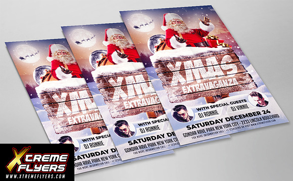 Christmas Flyer Template in Invitation Templates - product preview 1