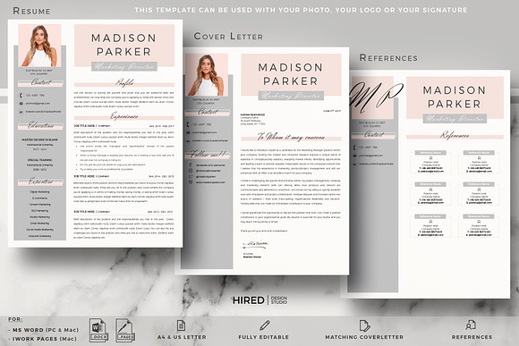 Creative Resume for Word & Pages in Resume Templates - product preview 2