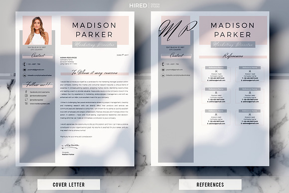 Creative Resume for Word & Pages in Resume Templates - product preview 3