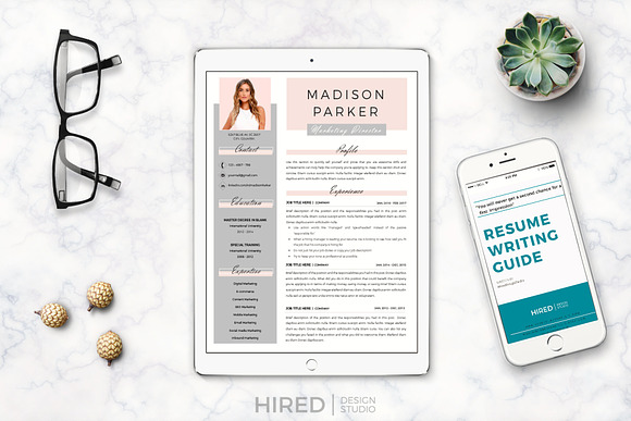 Creative Resume for Word & Pages in Resume Templates - product preview 4