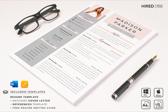 Creative Resume for Word & Pages in Resume Templates - product preview 7