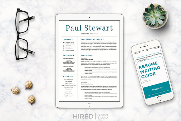 Systems Analyst Resume and Cover L. in Resume Templates - product preview 4