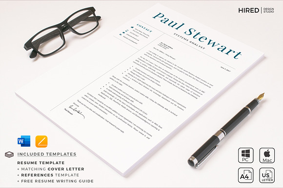 Systems Analyst Resume and Cover L. in Resume Templates - product preview 7