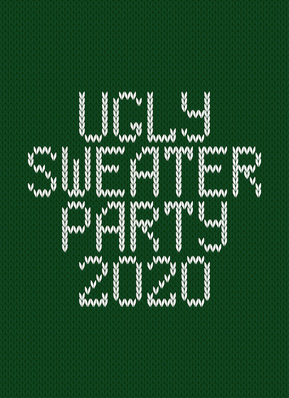 Сhristmas Knitted Font Ol Version2.0 in Display Fonts - product preview 6