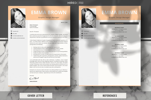 Modern CV, Curriculum, Resume Format in Resume Templates - product preview 2