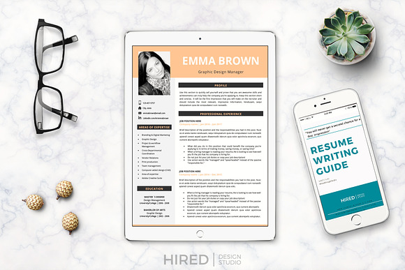 Modern CV, Curriculum, Resume Format in Resume Templates - product preview 4