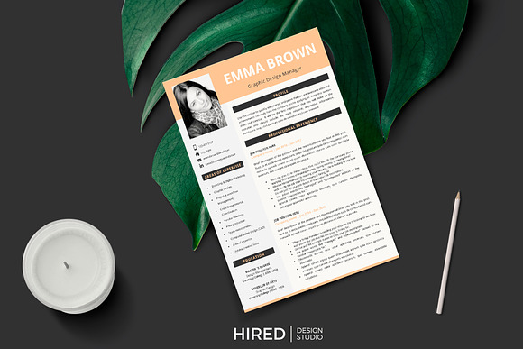 Modern CV, Curriculum, Resume Format in Resume Templates - product preview 11