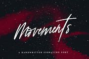 Movements | Handwritten Font