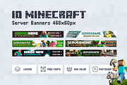 10 Minecraft Server Banners - 468x60