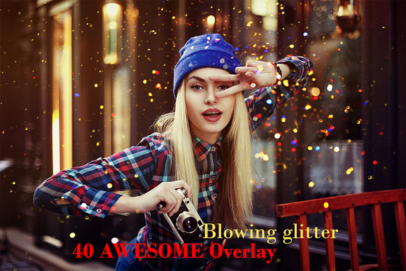 145 Blowing Glitter Photo Overlays in Objects - product preview 6