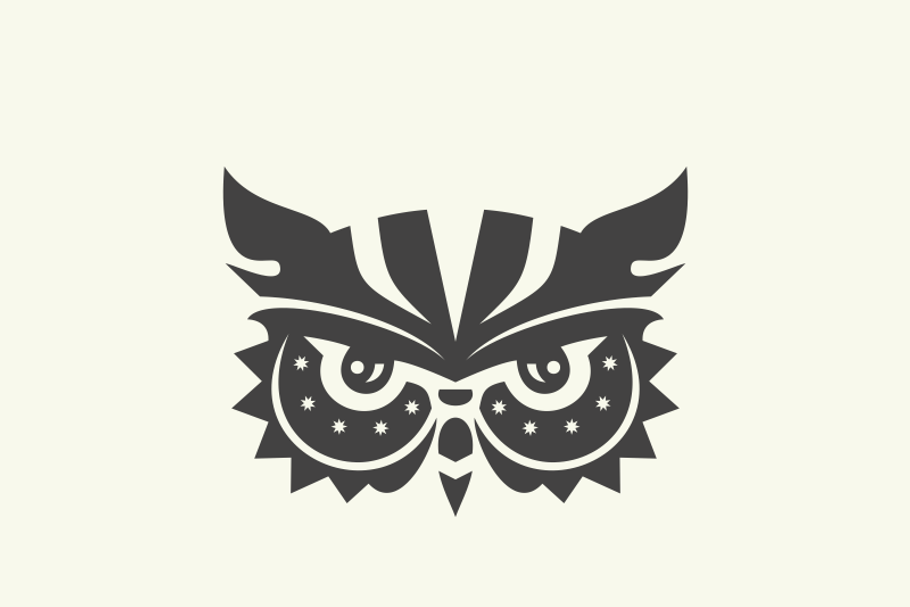 Owl head in Logo Templates - product preview 8