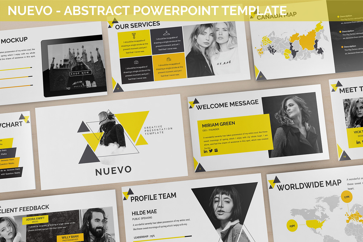 Nuevo - Abstract Powerpoint Template in PowerPoint Templates - product preview 8