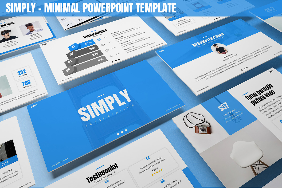 Simply - Minimal Powerpoint Template in PowerPoint Templates - product preview 8