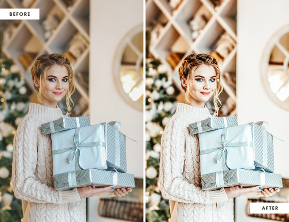 Christmas Blogger Lightroom presets in Add-Ons - product preview 1