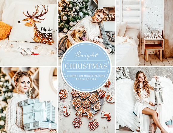 Christmas Blogger Lightroom presets in Add-Ons - product preview 8