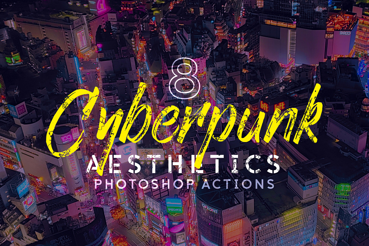 8 Cyberpunk Photoshop Actions in Add-Ons - product preview 8