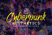 8 Cyberpunk Photoshop Actions