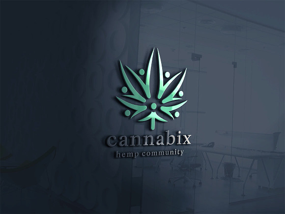 Cannabis Community Logo in Logo Templates - product preview 2