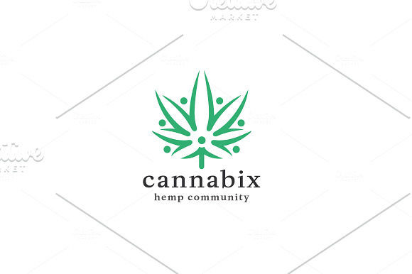 Cannabis Community Logo in Logo Templates - product preview 3