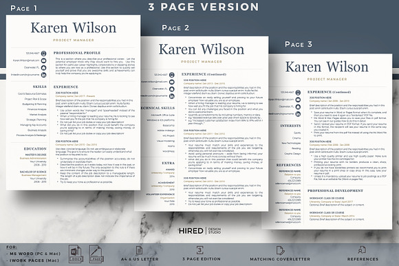 Sales Resume and Cover Letter, CV in Resume Templates - product preview 2