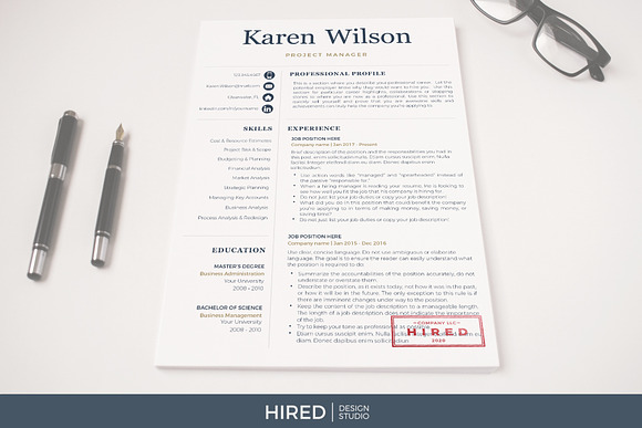 Sales Resume and Cover Letter, CV in Resume Templates - product preview 9