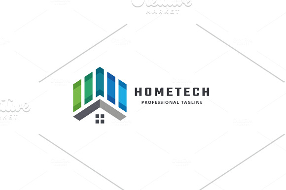 Smart Home Technology Logo in Logo Templates - product preview 3